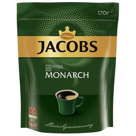 Jacobs Monarch, 170 г, Кофе Якобс Монарх, растворимый