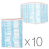 AquaMarket, 10 packs of 200 sticks, White sugar sticks, Crystalline, used