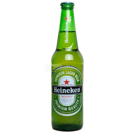 Heineken Premium Quality, 0,5 л, Хейнекен, Пиво світле, скло