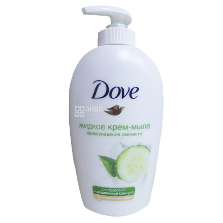 Dove, 250 мл, Крем-мило, Дотик свіжості