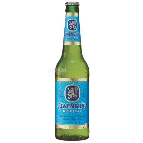 Lowenbrau Original, 0,33 л, Ловенбрау, Пиво світле, скло