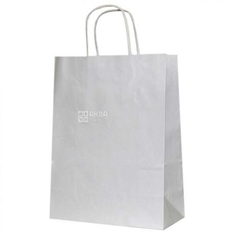 EkoPak, Bag with handle white, 190x115x280, 10 pcs, Plastic bag