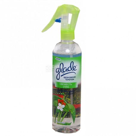Glade, 405 мл, Свіжість ранку, Освіжувач повітря