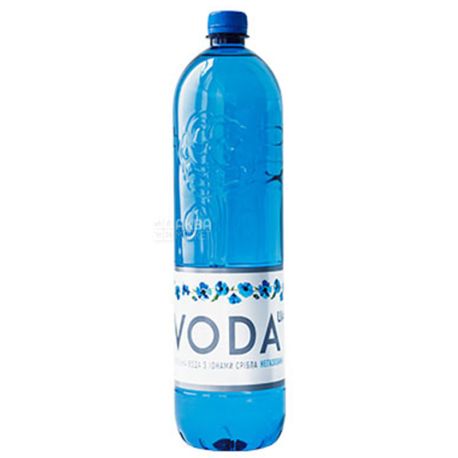 VODA UА, 1,5 л, Вода ЮА, Вода негазована, ПЕТ