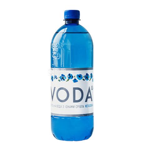 VODA UА, 1 л, Упаковка 8 шт., Вода негазированная, ПЭТ