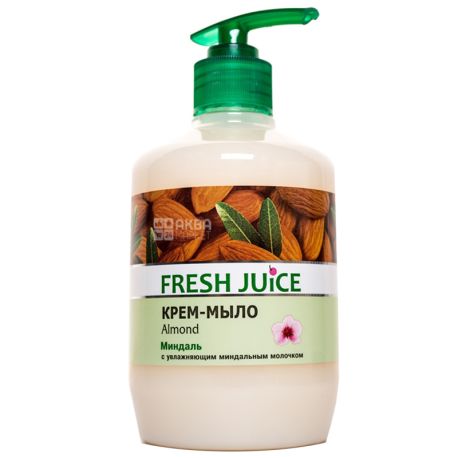 Fresh Juice, 460 ml, cream soap, almond