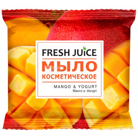 Fresh Juice, 75 g, cosmetic soap, Mango and yogurt, m / y