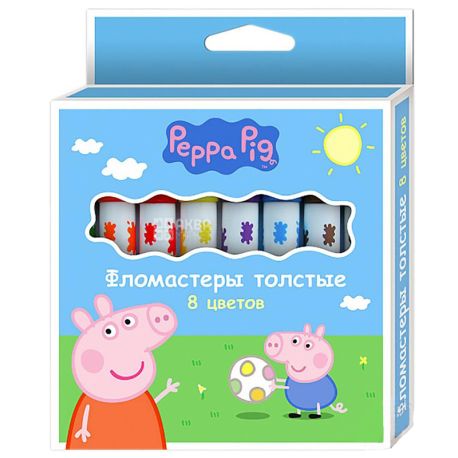 Peppa Pig Felt pens, 8pcs, carton
