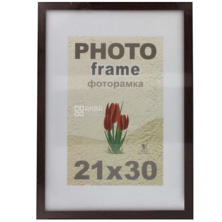 Velista, Photoframe, Brown, 14 mm, 21 x 30 cm, Plastic