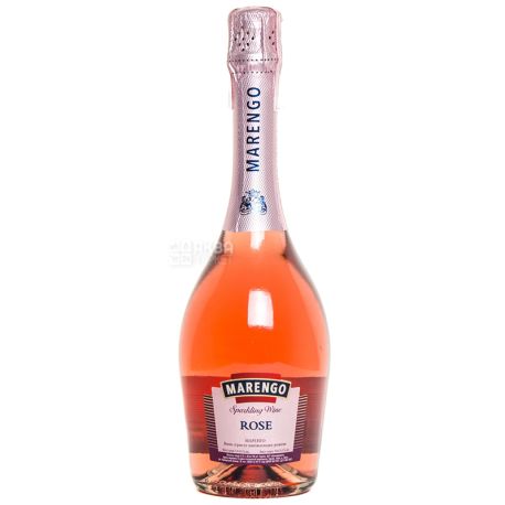 Marengo Rose, Вино игристое розовое полусладкое, 0,75 л