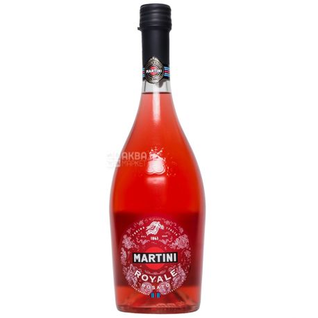 Martini Royale Rosato, Коктейль игристый розовый, 0,75 л