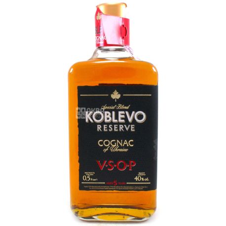 Koblevo Reserve VSOP коньяк, 5 лет видержки, 0,5
