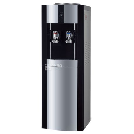 Ecotronic V21-L Black-Silver, Кулер для води з компресорним охолодженням, підлоговий
