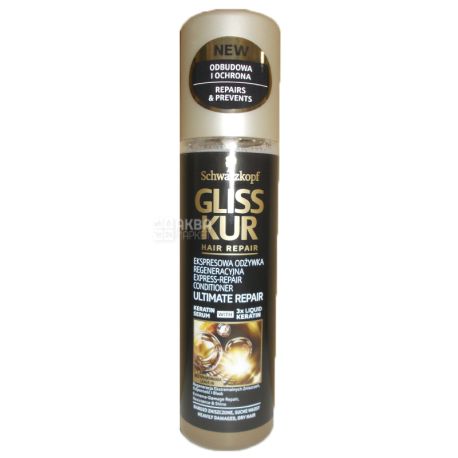 Gliss Kur, 200 ml, express conditioner, Extreme recovery
