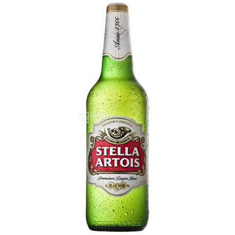 Stella Artois, 0.5 L, Stella Artois, Light beer, glass