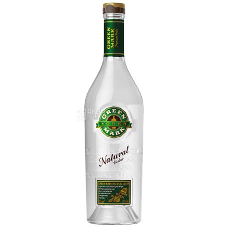 Green Mark, cedar vodka, 40%, 0.5 l