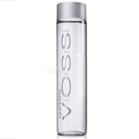 Voss, 0,8 л, Вос, Вода мінеральна газована, скло
