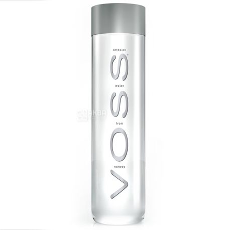 Voss non-carbonated mineral water, 0.8 l, glass bottle, glass
