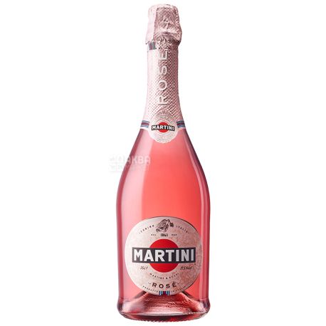 Martini Rose Вино игристое розовое полусухое, 0.75 л
