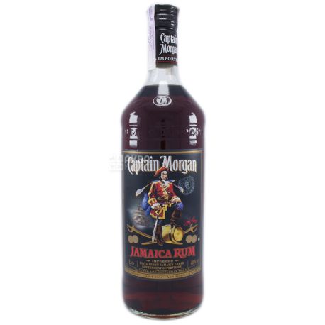 Captain Morgan Dark, Black Rum, 1 L