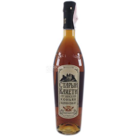 Old Kakheti Cognac, 7 years old, 0.5 L, glass bottle