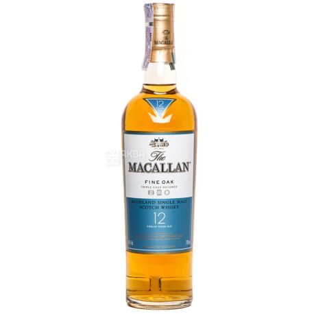 Macallan Fine Oak Whiskey, 0.7l
