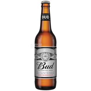 Bud Prohibition Brew, пиво светлое безалкогольное, 0,5 л