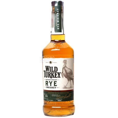 Wild Turkey Kentucky Straight Rye Виски, 0.7л