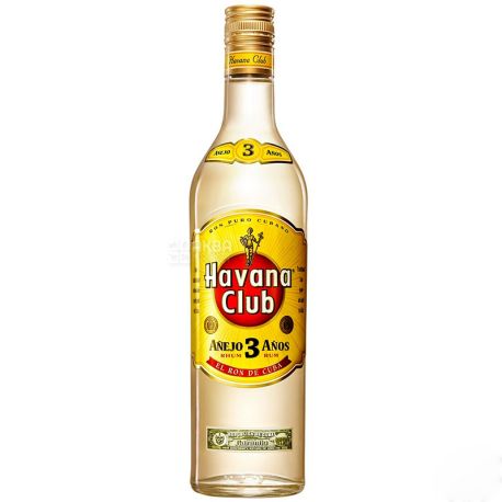 Havana Club Anejo, Ром, 3 года выдержки, 0,7 л