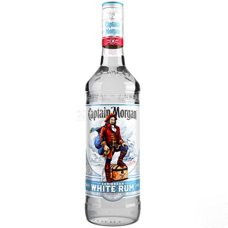 Captain Morgan White, White Rum, 0.7 L