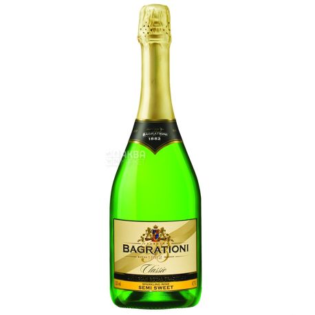 Bagrationi Sparkling wine, White semi-sweet 0,75 l