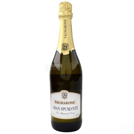 Valmarone  Gran Spumante, вино игристое белое сладкое, 0,75 л