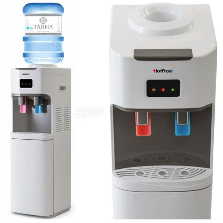 HotFrost V115, Outdoor water cooler, gray white, 2 taps