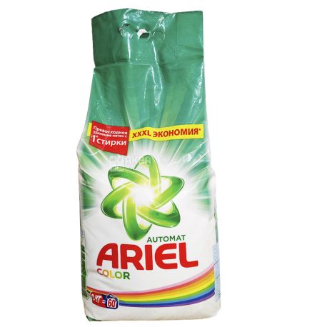 Ariel Color, 9 кг, Стиральный порошок, Автомат