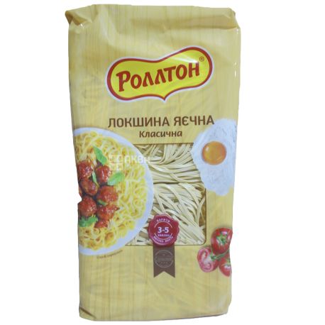 Роллтон, 400 г, Макароны, Лапша яичная классическая