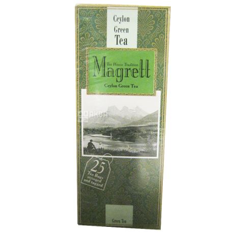 Magrett, 25 pcs., Tea, Green, Green Tea