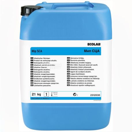 Ecolab Mip CA P3, 24 кг, концентрированное средство для дезинфекции бутылей