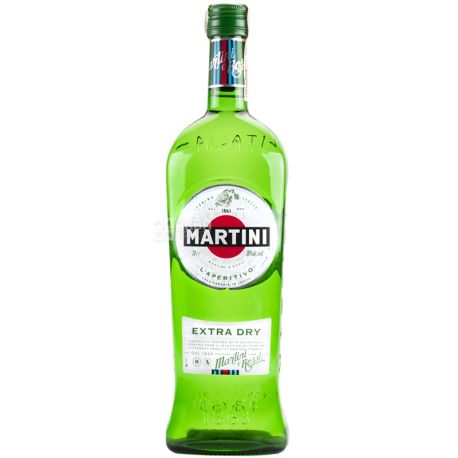 Martini Extra Dry, Вермут сухой, Мартини, 1 л