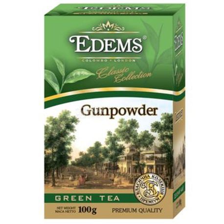  Edems, Gunpowder Gold, 100г, Чай Едемс, Ган Паудер, зелений