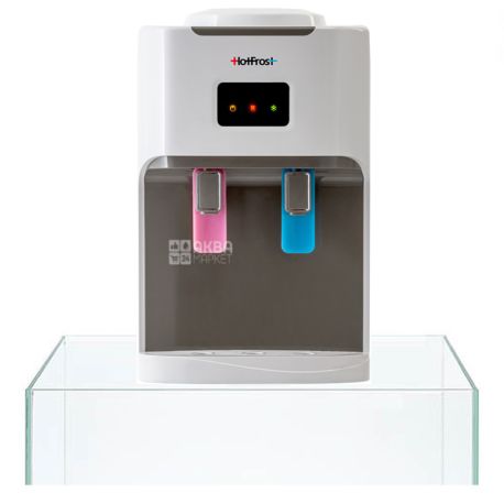 HotFrost D115, Desktop water cooler, white, 2 taps