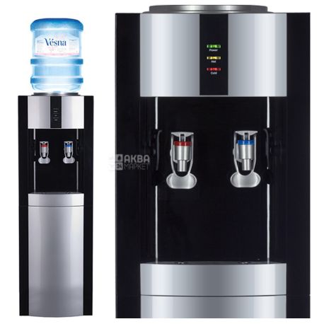 Ecotronic V21-L Black-Silver, Кулер для води з компресорним охолодженням, підлоговий