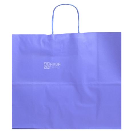 Paper bag with handles, Violet, 32 x 13 x 28 cm