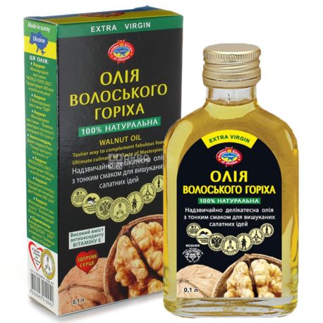 Golden Kings of Ukraine, 0,1 л, масло, грецкого ореха, нерафинированное