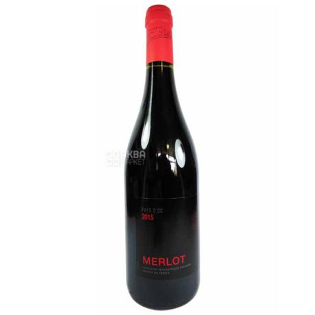 Jean Dellac Merlot dry red wine, 0.75 l