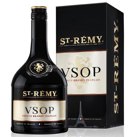 Saint Remy VSOP, Бренди, подарочная упаковка, 4 года выдержки, 0,7 л