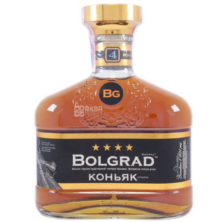 Bolgrad VSOP, Cognac of Ukraine ordinary 4 *, 40%, 0.5 l