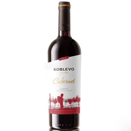 Koblevo Bordeaux Cabernet dry red wine, 0.75 l