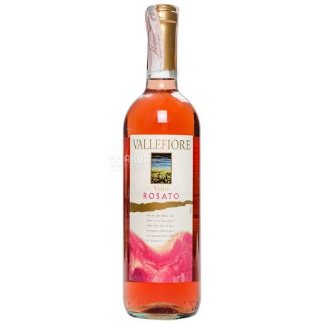 Vallefiore Rosato, Dry Rose Wine, 0.75 L