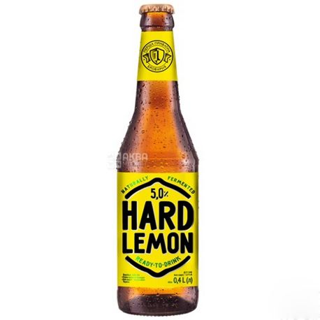 ППБ Hard Lemon Пиво, 0,4 л, Стекло