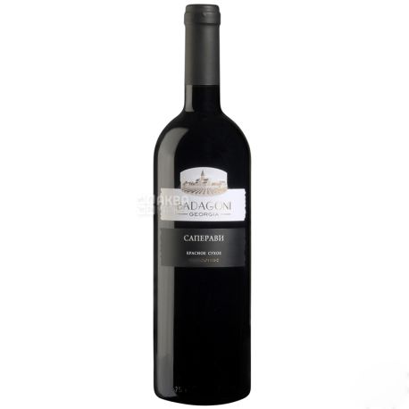 Badagoni, Саперави, Вино красное сухое, 0,75 л